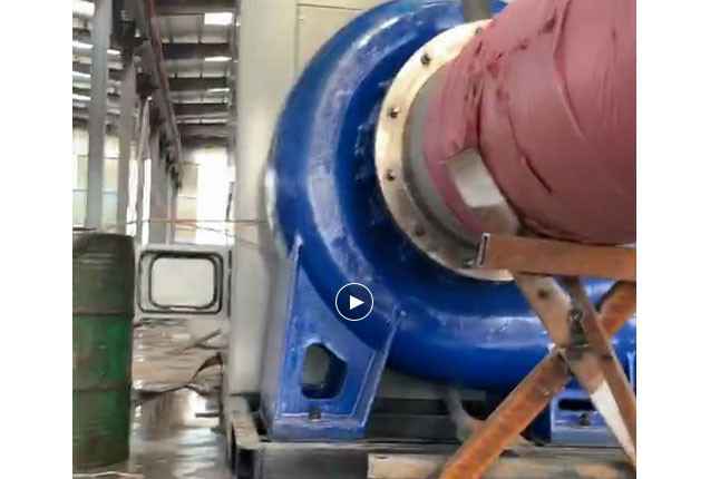 上海昌盛健康保健教育有限公司流量5100立方大型柴油机混流泵机组测试中